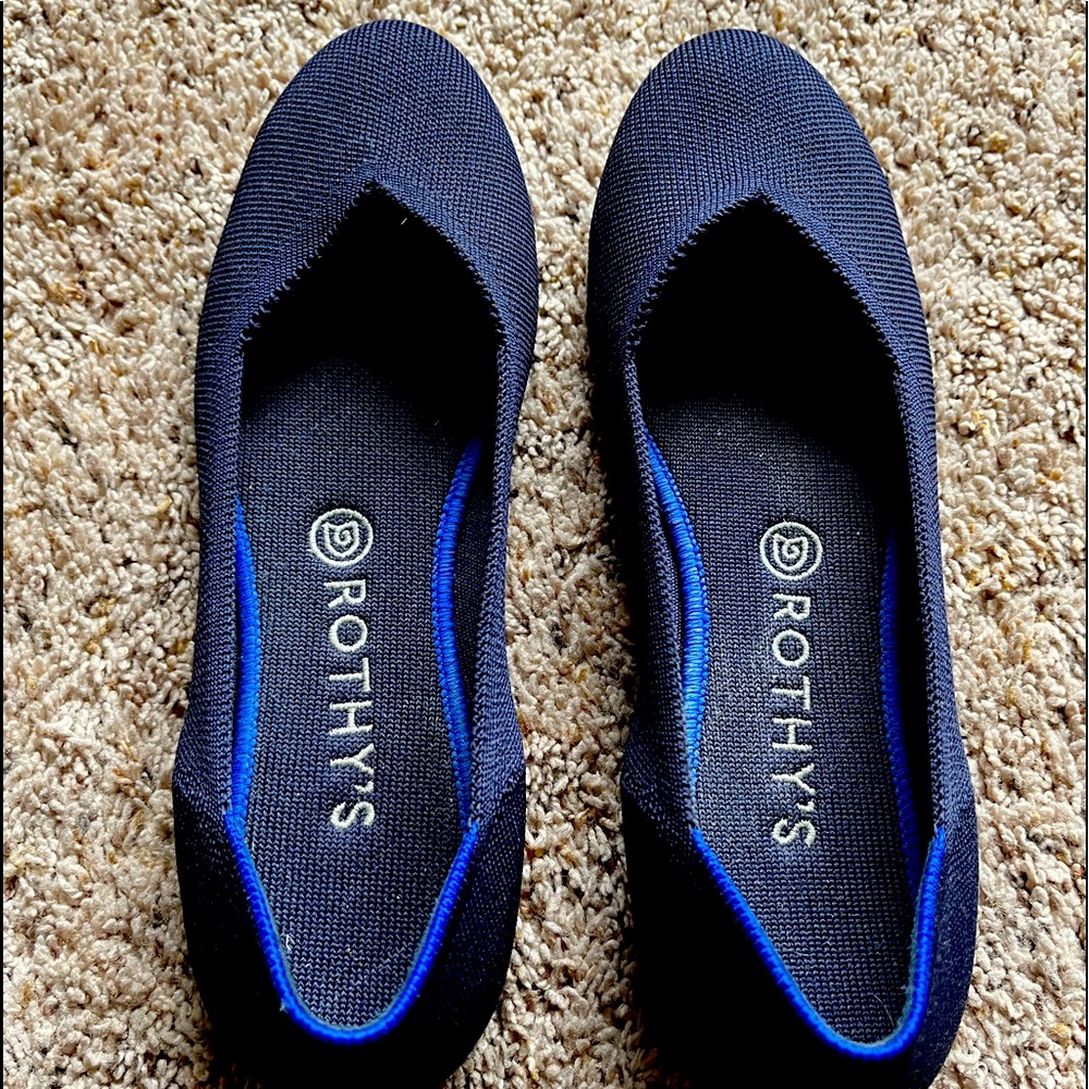 Rothy’s The Flat Maritime Navy Blue